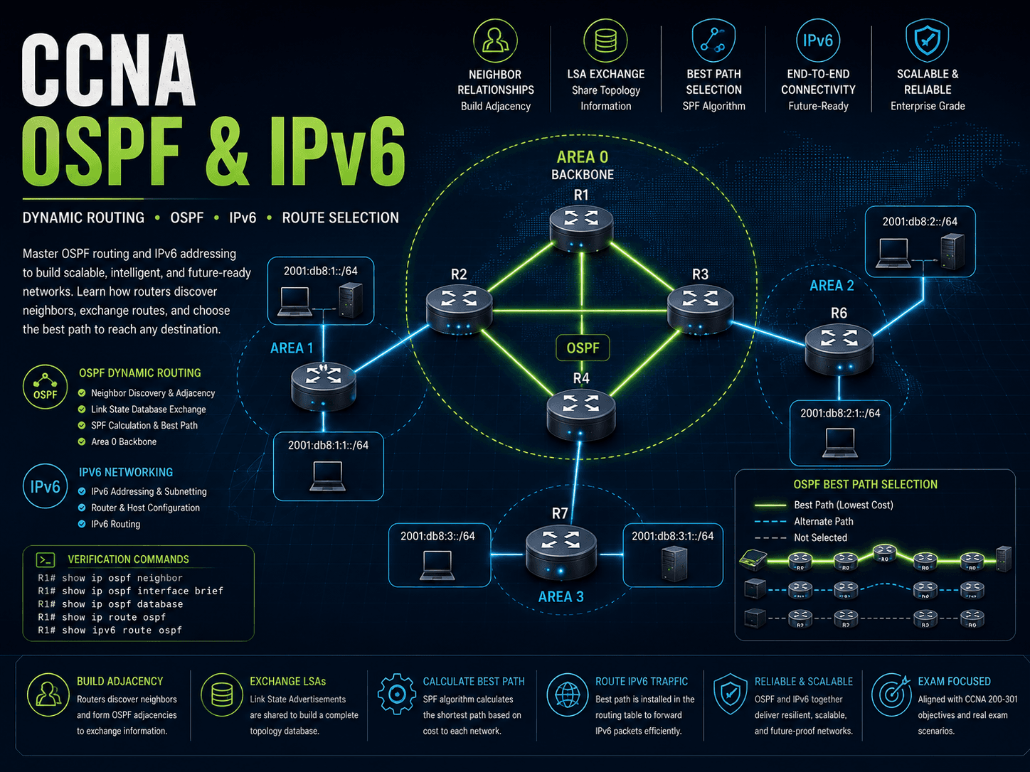 CCNA OSPF & IPv6 cover